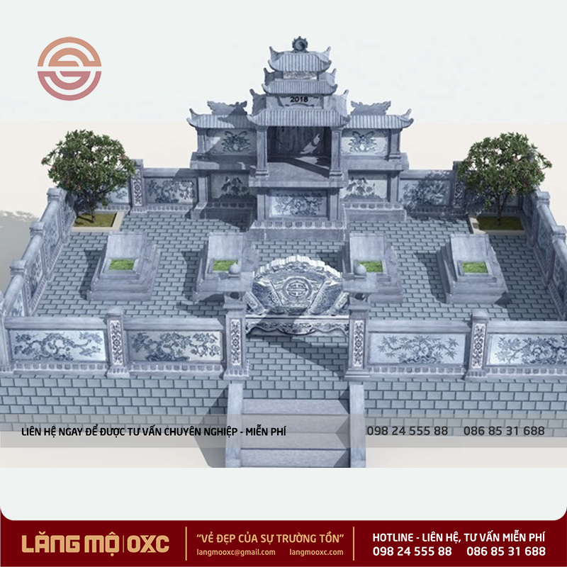 LĂNG MỘ ĐÁ TẬP THỂ OXC-406